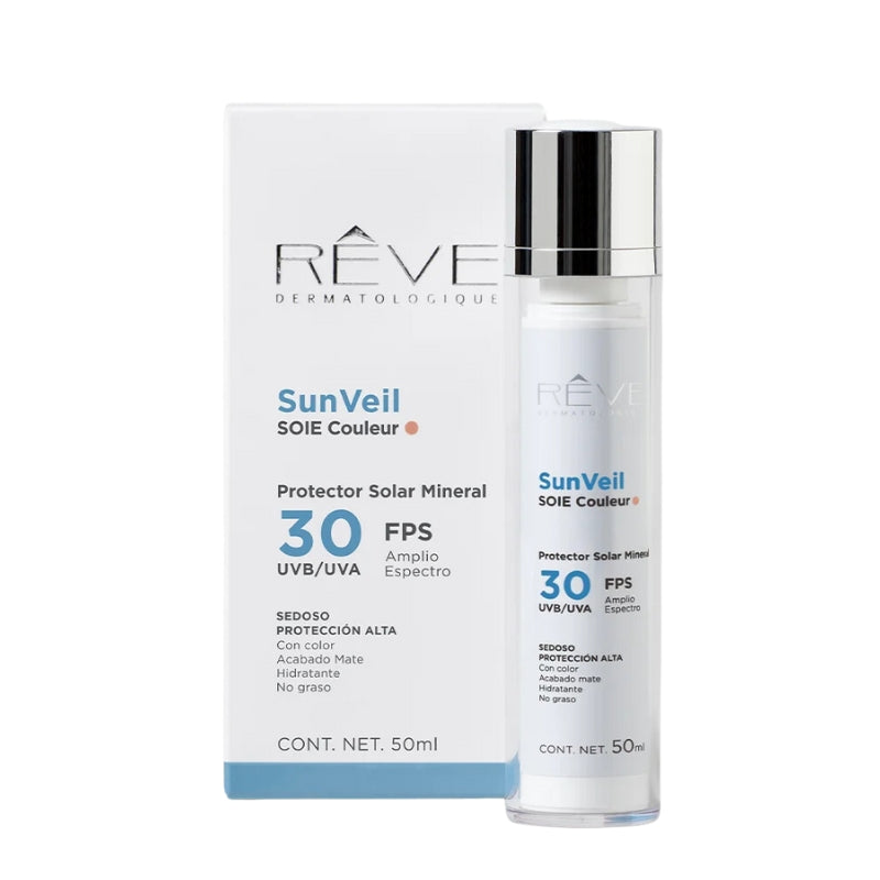 Reve Sun Veil Protector con color 30 spf