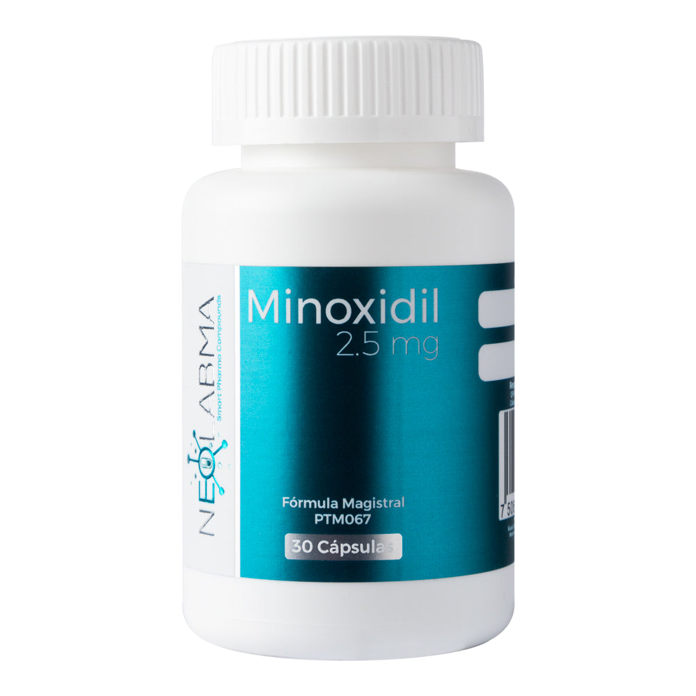 Minoxidil 2.5 mg 30 cápsulas